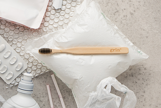 Let's use the eco-friendly toothbrush to avoid 144 tons of plastic waste - Grin Natural US