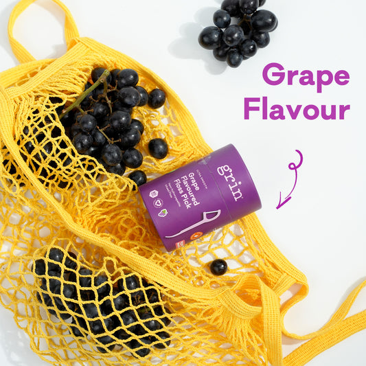 Ultra Smooth N-HA Infused Floss Picks 80pk Grape Canister