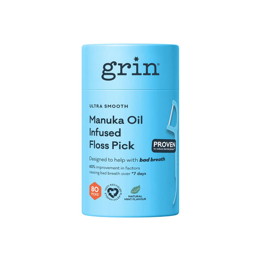 Adult Manuka Oil Infused Dental Flossers 80 pk