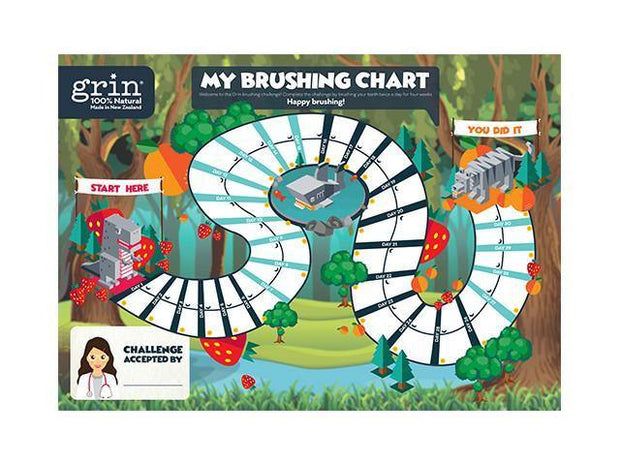 Grin Kids Brushing Challenge-Grin Natural US