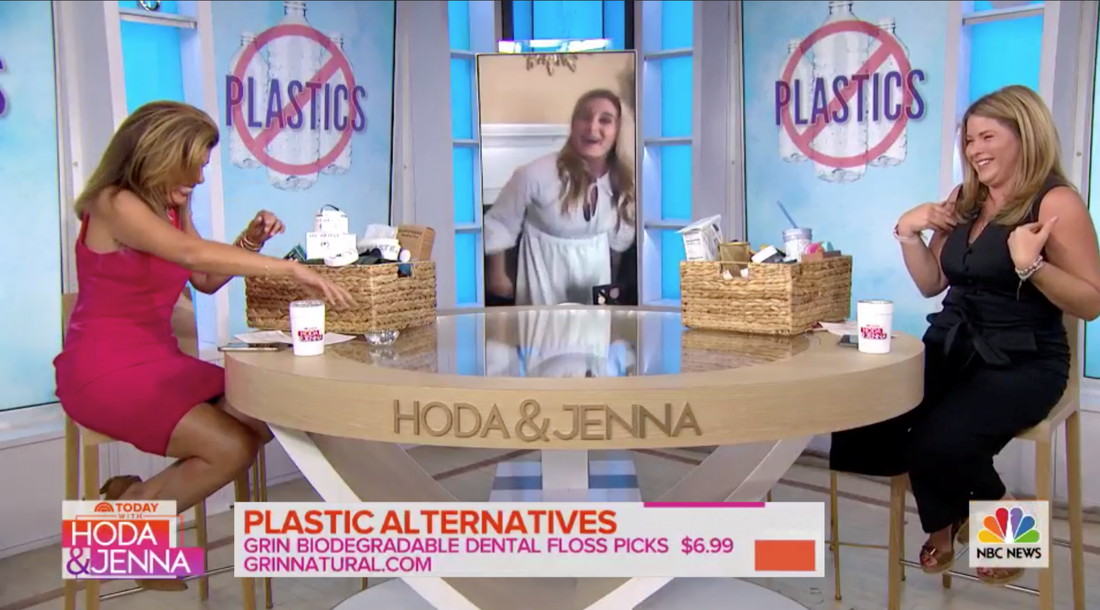 Trendy Picks! Grin’s Plastic Free Flossers A Hit On US’s Today Show! - Grin Natural US