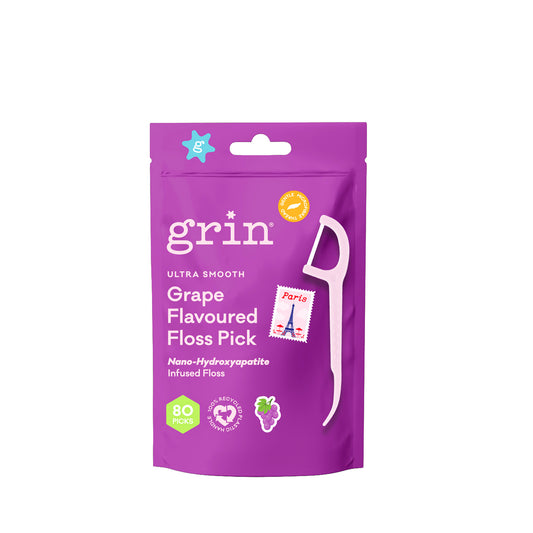 Ultra Smooth N-HA Infused Floss Picks 80pk Grape