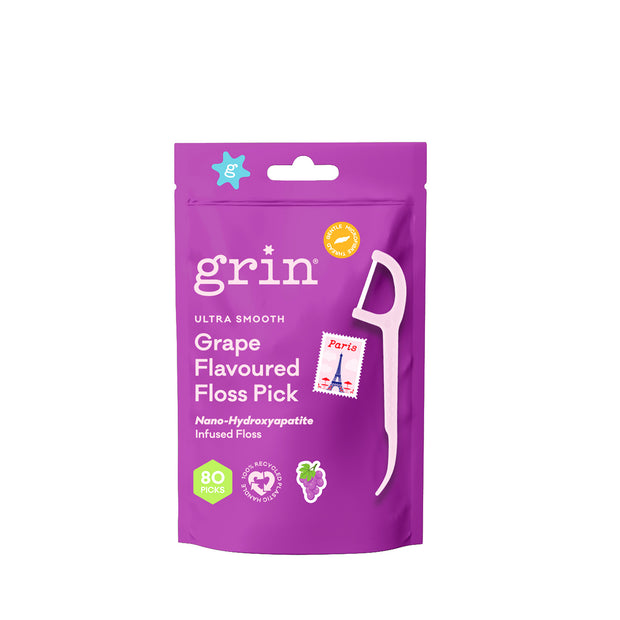 Ultra Smooth N-HA Infused Floss Picks 80pk Grape