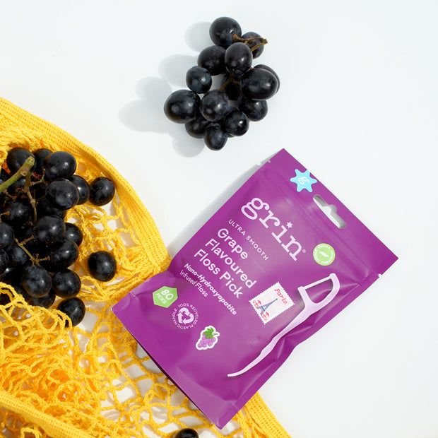 Ultra Smooth N-HA Infused Floss Picks 80pk Grape