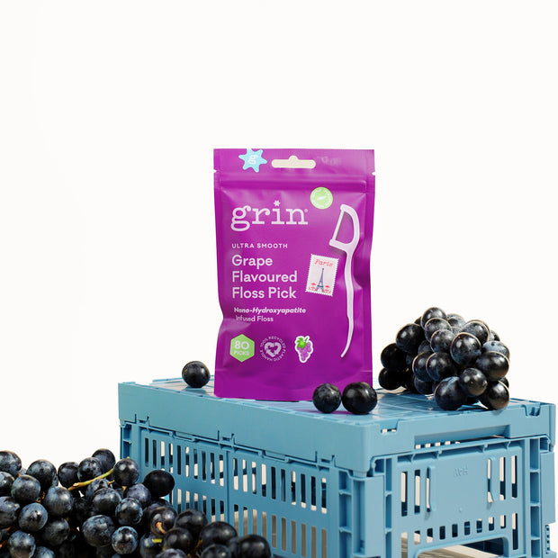 Ultra Smooth N-HA Infused Floss Picks 80pk Grape