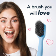Grin 100% Recycled Toothbrush 4pk Medium Purple