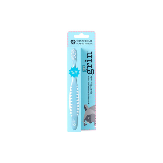 Grin Kids 100% Recycled Toothbrush Mixed Soft Pink & Blue