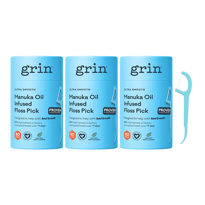 Adult Manuka Oil Infused Dental Flossers 80 pk