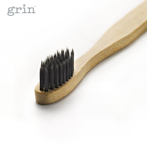 Grin Charcoal-Infused Bamboo Toothbrush - GRIN - Grinnatural