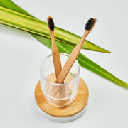 Grin Charcoal-Infused Bamboo Toothbrush Trio-Grin Natural US