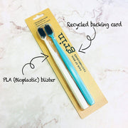 Grin Charcoal-Infused Bio Toothbrush - Twin Pack-Grin Natural US