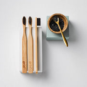 Grin Charcoal-Infused Bamboo Toothbrush Trio-Grin Natural US